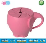 Silicone Snack Cup No Spill Snack Bowl for Soft Baby Cereal