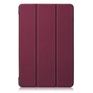 Simple pure color three fold leather case cover for samsung tab s5e t720 case cover samsung tablet s5e galaxy tab