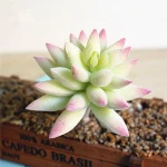 Simulation of succulents flying horns PVC artificial flowers artificial plants DIY supplies accessories