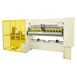 Single corrugated board production line Rotary paper cutter carton making machine