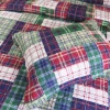 Single quilt boy comforter bed king queen cover blue bedspread cotton quilt queen size bedspread coverlet set
