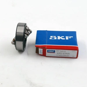 skf bearing self aligning ball bearing 1203 ETN9 miniature sizes 17x40x12mm high speed