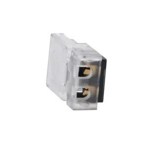 Slimmest LED strip Connector 10mm 2 pin can put in the profile non-waterproof FPCB and wire connection for led strip