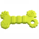Small Pet Toys Small Bone Shape Rubber Pet Toys Molar Teeth Cleaning  Pet Toys Dog