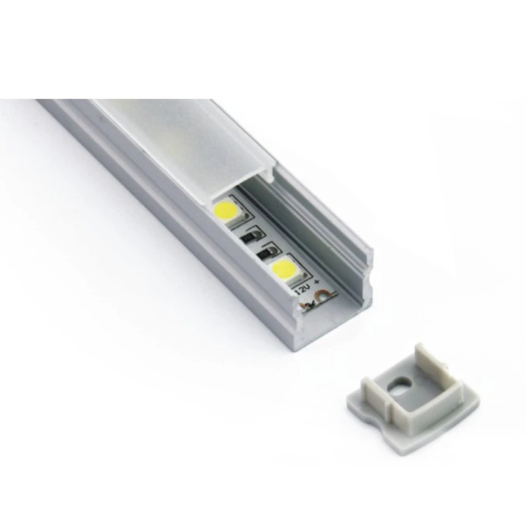 SMD2835 10mm LED Strip Aluminum Extrusion Profile 12W/M 3000K Warm White Aluminum Profile LED for Offices