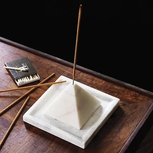 SMETA Approved Factory SAIC pyramid incense burner with tray ,