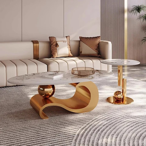 Buy Sofa Set Furniture Living Room Gold Good Looking Luxury Coffee ...