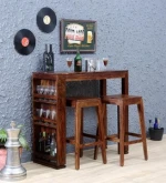 Solid Wood Bar Set in Provincial Teak Finish