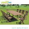solid wood folding table &amp; chair set