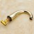 Import Spanish Antique 8&quot; widespread gold plated long spout faucet taps tap mixer gold swan faucet from China