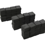 Square Hookah Charcoal Black Natural
