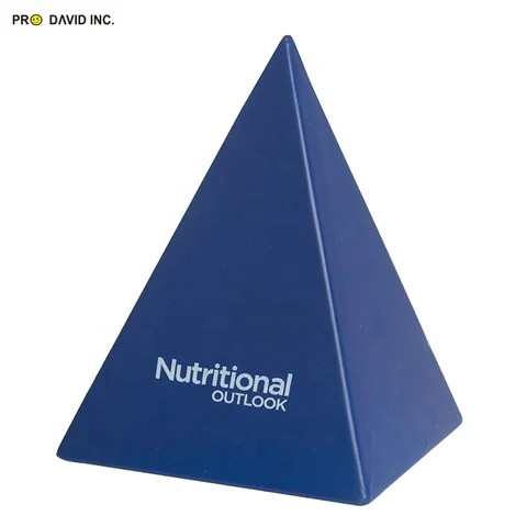 Squishy Stress Reliever Pyramid Shape Memory Foam Anti Stress Ball