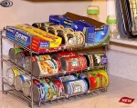 Stackable Can Rack Organizer, Kitchen Accessory Storage Rack