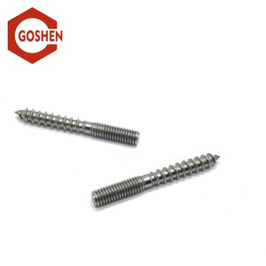 Stainless steel carbon steel double sided screw bolt