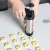 Import Stainless steel cookie press gun set biscuit press tools with 13pcs cookie disc shapes 7pcs icing tips biscuit maker from China
