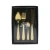 Import Stainless steel cutlery set kitchen fork spoon knife flatware set with Gift Box  Aristocratic Upscale Specular Light Luxury Home from China