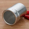 Stainless steel kitchen condiment container metal spice jar