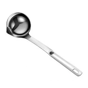 stainless steel kitchen utensils oil separator soup ladle