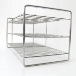Stainless steel medical laboratory test tube rack