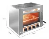 Stainless Steel Rotisserie Oven Chicken Roll Machine Desktop LPG/Natural Gas/Coal Gas Salamander 4 Burners