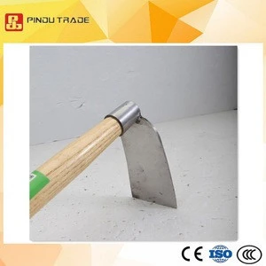 Stainless Steel wooden handle hoe