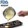 Stainless Universal Double Boiler,Fondue Set,Melting Pot for Butter Chocolate Cheese Caramel