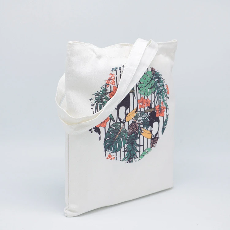 Standard Size Custom Printed Tote Shopping  Carry  Bags With Logo