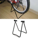 Stationary Mountain Bike U-Shaped Parking Rack Foldable Display Stand Rack Bicycle Support Frame Maintenance Vehicle Equipment