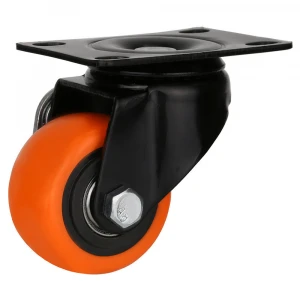 steel core ball stem computer table static bolt hole pvc plastic furniture light duty casters wheel