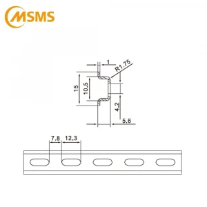 steel RoHS Din Rail for MCB Enclosure