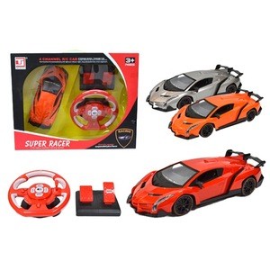steering wheel controller 4 channel full function children toy remote control car rc hobby gift radio control racing vehicle