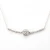 Import Sterling Silver Jewelry Necklace 925 Silver Round Sparkle Pendant Necklace Silver Necklaces from China