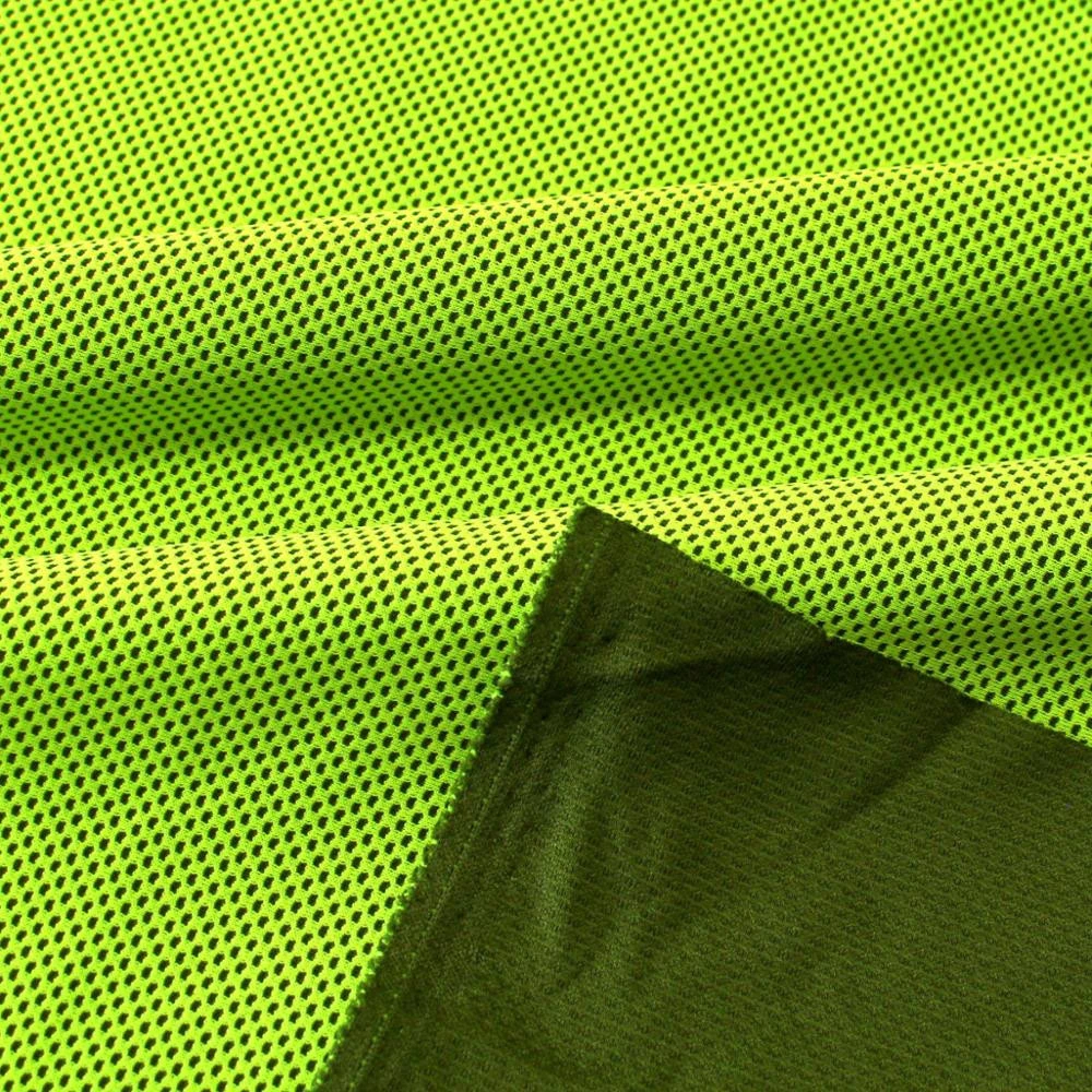 summer outdoor iridescent green color Quick Cooling mesh fabric