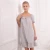 Import Summer women Sleepwear Pajama Cute Cotton Nighty Solid Night Dress Loose and Comfortable Royal Style Nightclothes from China