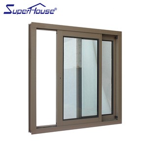 Superhouse aluminium windows and doors aluminium double glass sliding window