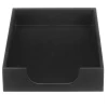 Superior workmanship office supply black durable small wood tray box