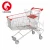 Import Supermarket shopping trolley all metal trolley plastic handle cart from China