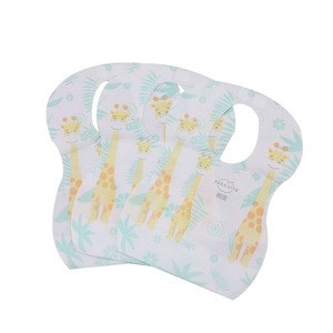 Support sample custom waterproof disposable baby bib