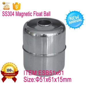 SUS304 Material fuel level magnetic float ball ESB51X61
