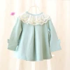Sweet classic style lace design babys girls winter jackets
