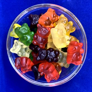SWEETS CLEAR GUMMY CANDY GRIZZLY BEARS BULK GUMMY