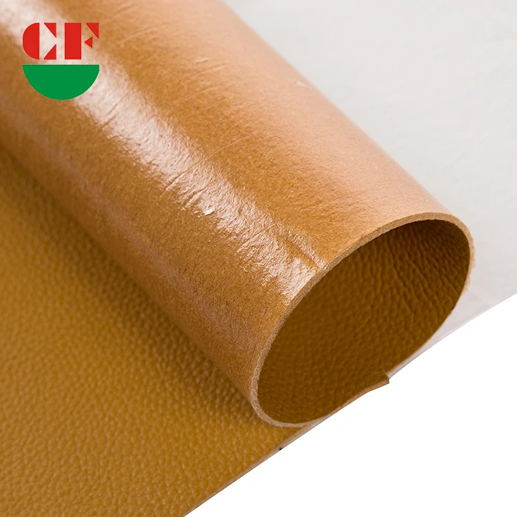 Synthetic material 0.5mm self adhesive faux leather for sofa