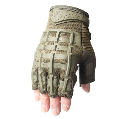 Tactical Military Half-Finger Fingerless Airsoft Hunting Riding Cycling Sports Protective Gloves