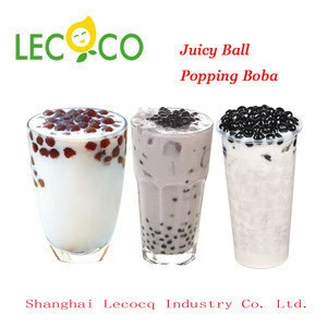 Taiwan Hot Selling Bubble Tea Bursting Juicy Ball Popping Boba Supplier