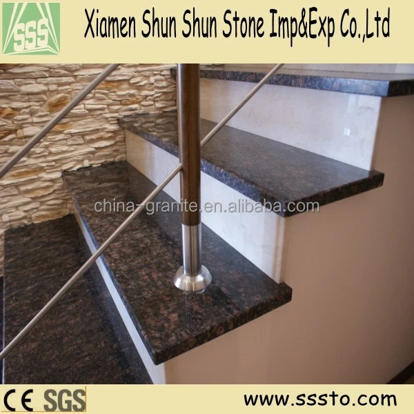 Tan Brown Granite Stairs and Steps