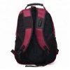 Teenage girls backpack school bag with grey/black/red/coffee/purple color