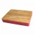 Import Thick Bamboo Wood Cutting Board, Kitchen Butcher Block, Heavy Duty Chopping Board With Color Coding Edge from China