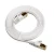 Import Thin Flat Cat6a Patch Cable 25/50/100FT White Flat Cat6a Ethernet Cable from China