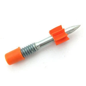 Thread studs roofing nails with flute and thread cap