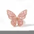 Import Top fashion luxury jewelry women cz out zircon finger ring punk fashion butterfly ring jewelry from China